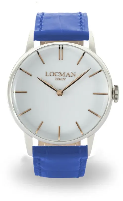 Locman 0251V08-00WHRGPB 1960 Quartz Men's Watch