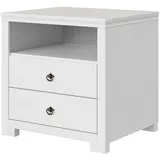 Beistellschrank OTTO HOME "Gotland, Schrankmodulsystem, einzeln oder mit der Serie kombinierbar", weiß, B:60cm H:60cm T:52cm, Massivholz, Schränke, massive Kiefer, variabel einsetzbar, auch für Dachschrägen
