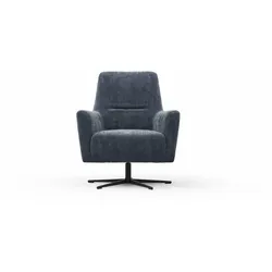 Comfort REPUBLIC Sessel Charlotte Stoff Blau Ocean