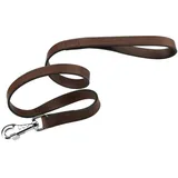 Ferplast 75141958 Hundeleine VIP G15/120, aus Leder, Breite: 1,5 cm, Länge: 120 cm, braun