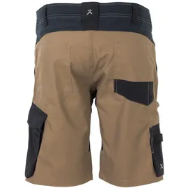 Planam Norit Damen Shorts sand/schwarz 4XL