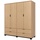 Interlink Inter Link Kleiderschrank Drehtürenschrank Vivo - Kiefer Massivholz