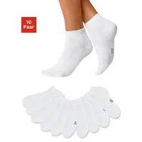 H.I.S. H.I.S Kurzsocken, (Packung, 10 Paar), mit verstärkter Ferse