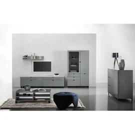 Hom ́in Wandregal 109,7 x 18 x 21,9 cm Grau