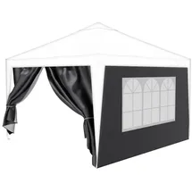 24move Seitenteile für Pavillon 2 Stück 2 x 3 m Grau