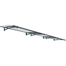 CANOPIA Vordach Aquila 453 x 17 cm grau