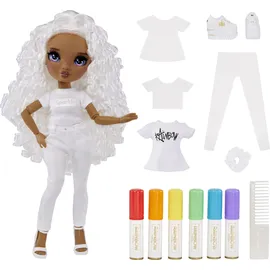 MGA Entertainment Rainbow High Color & Create DIY Modepuppe (Lila)
