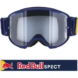 Red Bull SPECT Eyewear Motorradbrille Strive 007 Motocross Brille, Antifog weiß