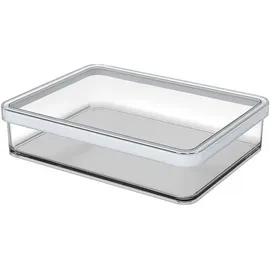 Rotho Dose Loft 1 l Transparent/Weiß