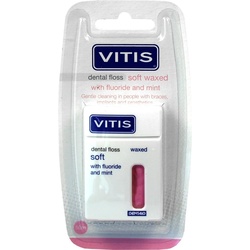 Vitis Zahnfloss Gewachst mit Fluorid + Minze 1 ST