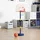 vidaXL Basketballkorb Blau/Gelb/Weiß 90 x 121 cm