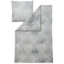 Estella Mako Interlock Jersey Bettwäsche Delicia, 1 Bettbezug 135 x 200 cm + 1 Kissenbezug 80 x 80 cm Farbe 200/beige