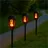 Lichtland24 Gartenfackel schwarz 40 cm 3er Set