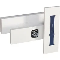 Apple Watch Series 10 GPS + Cellular 46 mm Aluminiumgehäuse silber, Sportarmband denim M/L