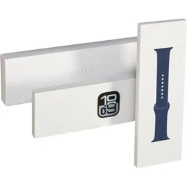 Apple Watch Series 10 GPS + Cellular 46 mm Aluminiumgehäuse silber, Sportarmband denim M/L