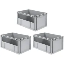 Proregal Eurobox NextGen Insight 32 x 40 x 60 cm 3-tlg. transparent
