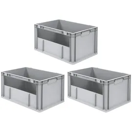Proregal Eurobox NextGen Insight 32 x 40 x 60 cm 3-tlg. transparent