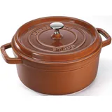 Staub Cocotte 24 cm rund zimt
