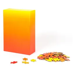 Areaware - Farbverlauf Puzzle, rot / gelb (500-tlg.)