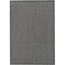 Ayyildiz Outdoorteppich Giza, schwarz, ca. 60x100cm