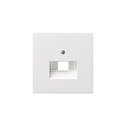 Abdeckung für UAE/IAE (ISDN) Anschlußdosen (reinweiß, glänzend)