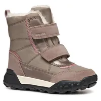 GEOX J TREKKYUP Girl B AB Snow Boot, DK BEIGE, 34 EU