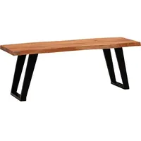 Wohnling Garderobenbank WL7.288 akazie Holz 120,0 cm