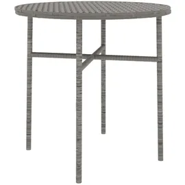 vidaXL Garten-Essgruppe 3-tlg. Grau
