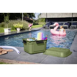 SUNWARE Q-Line Aufbewahrungsbox 60,1 x 53,1 x 42,5 cm 1-tlg. grün schwarz
