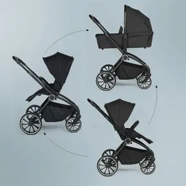 BabyGO Harmony 2in1 schwarz/schwarz (7751)