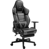 Trisens Gaming Stuhl Chair Racing Chefsessel mit Sportsitz und ergonomsichen 4D-Armlehnen