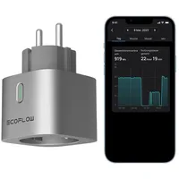 ECOFLOW Steckdose EcoFlow Smart Plug, WLAN-Steckdose, 1-St., Überwachung des