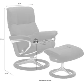 Stressless Stressless® Relaxsessel »Mayfair«, mit Signature Base, Größe S, M & L, Gestell Schwarz grau