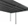 Juskys Terrassendach Borneo 550 x 300 cm dunkelgrau