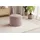 MID.YOU Hocker Kolo Cord 51 x 41 x 51 cm Altrosa