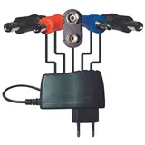 Behringer POWER THE WORLD PSU-HSB-ALL All-Country DC 9 V/1,7 A Netzteil mit Daisy-Chain-Anschlüssen, Überbrückungskabeln und All-Country-Netzadaptern