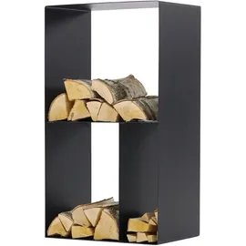 Magnus Kaminholzregal R146 Stahl 45 x 30 x 80 cm Schwarz