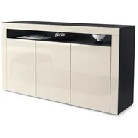 Vladon Sideboard, Creme, 155x92x40 cm, Wohnzimmer, Kommoden & Sideboards,