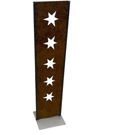 ZGM Deko Sternen-Stele Metall