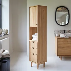 Tikamoon Jonàk Hochschrank 180 cm Braun Massivholz