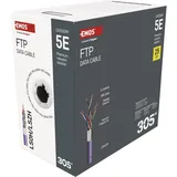 EMOS Datenkabel FTP CAT 5e, LSZH, 305m, FTP CAT5e, 305 m), Netzwerkkabel