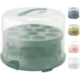 Rotho Fresh XL mit Trays 26 cm inkl. zwei Einsätzen grün