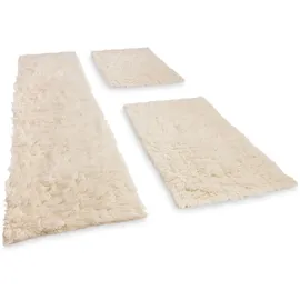 TEPGO Flokati-Teppich 190 x 290 cm Natur