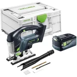 FESTOOL Akku-Stichsäge PSBC 420 EB-Basic 18 V 120 mm + 1x Akku 5,0 Ah + Systainer