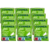 Cosmea Bio Ultra-Binden, Normal mit Flügel Vorteilspack (12 x 14 Stück) Hygiene-Einlagen aus Bio-Baumwolle, Damen-Hygiene im Einklang mit der Natur