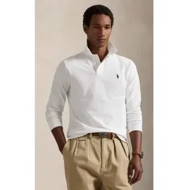 Ralph Lauren Polo Ralph Lauren für Herren. 710680790001 Custom Slim Fit Pique-Poloshirt weiß (3XL), Lässig, Baumwolle, Langarm