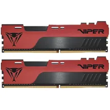 Patriot Viper Elite II 64GB (2x32GB) 3200MHz Gaming Arbeitsspeicher KIT Schwarz/Rot
