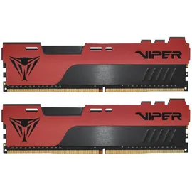 Patriot Viper Elite II 64GB (2x32GB) 3200MHz Gaming Arbeitsspeicher KIT Schwarz/Rot