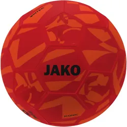 JAKO Iconic Winter Fußball Trainingsball 690 - orange/rot/schwarz 5