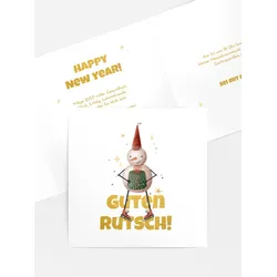 Neujahrskarten selbst gestalten mit Spruch und Fotos im Onlinedesigner bei Meine-Kartenmanufaktur.de